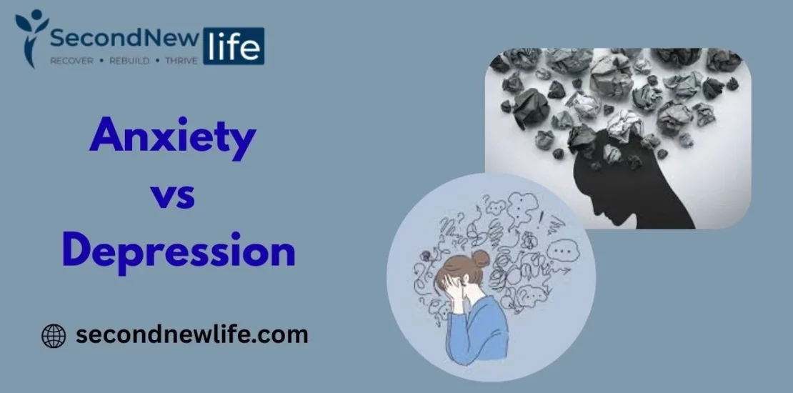 Anxiety vs Depression blog image