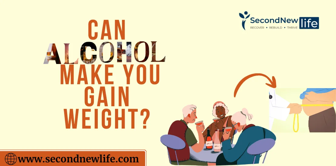 alcohol and weight gain image